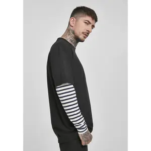 Maglietta urban classic overize 3-tone crew image-5