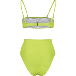 Bikini femme Urban Classics high waist bandeau image-3