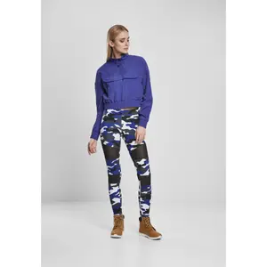 Veste femme Urban Classics cropped crinkle nylon image-1