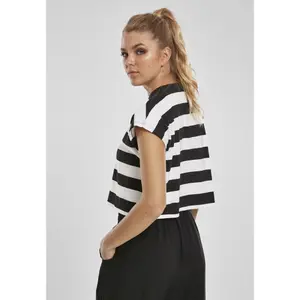 Women's T-shirt Urban Classics stripe short image-6