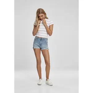 Women's T-shirt Urban Classics stripe cropped image-2