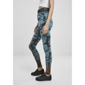 Leggings för kvinnor Urban Classics cotton tie dye high waist image-5