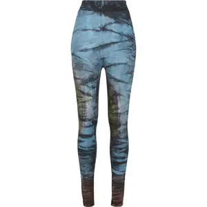 Leggings för kvinnor Urban Classics cotton tie dye high waist image-0