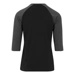 T-shirt i stor storlek Urban Classic contrat 3/4 leeve raglan image-6