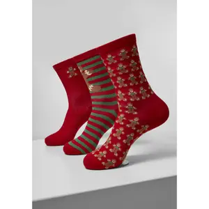 Sokker Urban Classics christmas gingerbread lurex (3pcs)