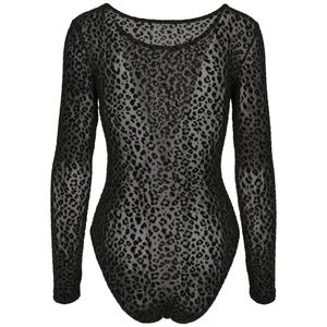 Damen-Bodysuit Urban Classics flock lace image-1