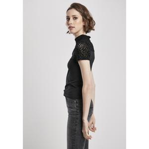 T-shirt mulher Urban Classics flock lace turtleneck image-5