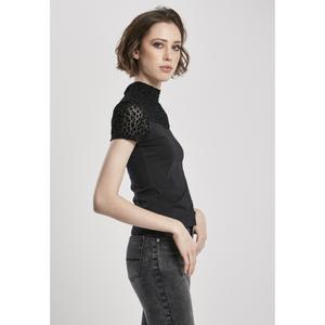 T-shirt mulher Urban Classics flock lace turtleneck image-6