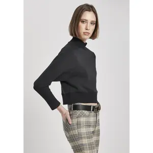 Pullover Damen Urban Classics interlock short crew image-3