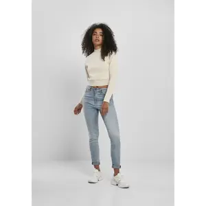 Pullover Damen Urban Classics interlock short crew image-2