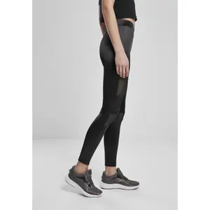 Women's Legging Urban Classics shiny tech mesh image-1