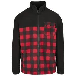 Jacket Urban Classics patterned polar fleece track image-0