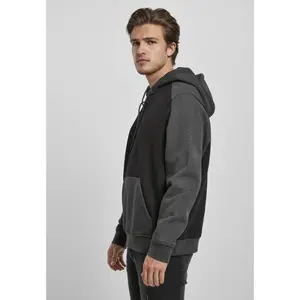 Hooded sweatshirt Urban Classics 2-tone fake raglan image-3