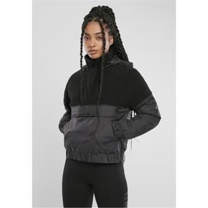 Women's fleece Urban Classics sherpa mix pull over image-1