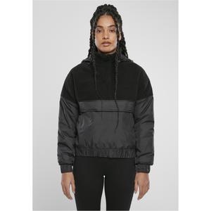 Women's fleece Urban Classics sherpa mix pull over image-4