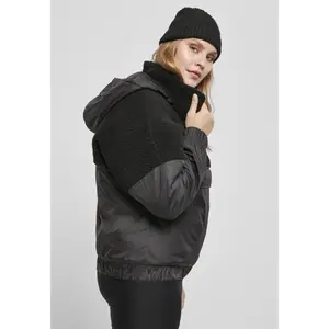 Women's fleece Urban Classics sherpa mix pull over image-6