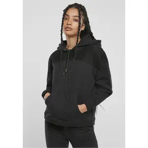 Women's hooded sweatshirt Urban Classics Lace Inset image-1