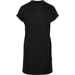Women's t-shirt dress Urban Classics cut on sleeve printed (large sizes)