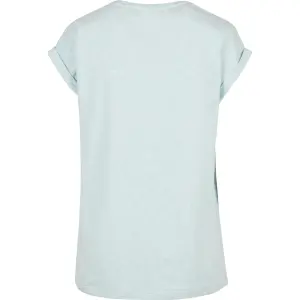 T-shirt mulher Urban Classics color melange extended shoulder-tamanhos grandes image-1