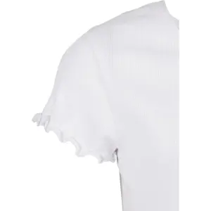 Dames-T-shirt Urban Classics cropped button up rib image-3