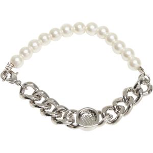 Bracelete Urban Classics pearl flat chain bracelet image-0