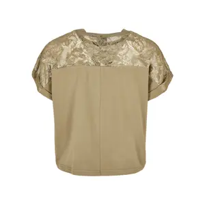 Camiseta de manga corta para mujer Urban Classics Lace image-4