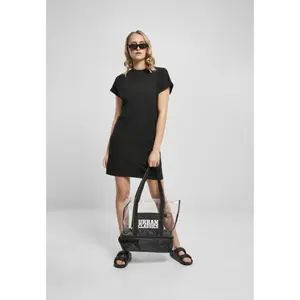 Vestido t-shirt de mulher Urban Classics cut on (Tamanho grande) image-3