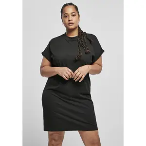 Vestido t-shirt de mulher Urban Classics cut on (Tamanho grande) image-1