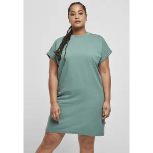 Vestido t-shirt feminino Urban Classics cut on image-3