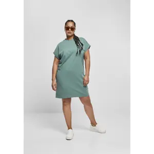 Vestido t-shirt feminino Urban Classics cut on image-1