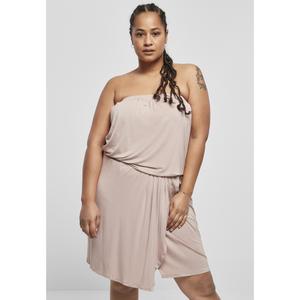 Women's dress Urban Classics viscose short (large sizes) image-3