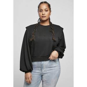 Sweatshirt round neck woman Urban Classics ded shoulder modal terry (Grandes tailles) image-4