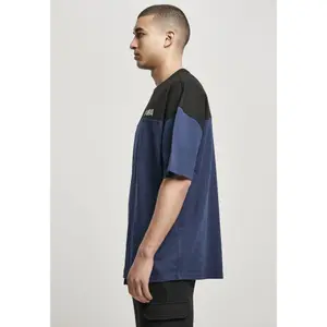 T-shirt Urban Classics oversized color block logo image-2