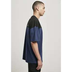 T-shirt Urban Classics oversized color block logo image-6