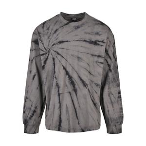 Long sleeve shirt Urban Classics boxy tye dye image-0