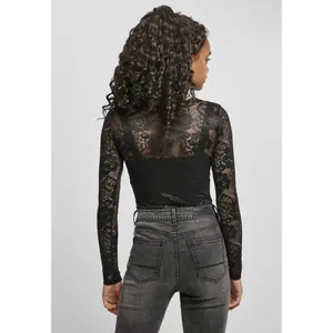Långärmad spetsbody för kvinnor i stora storlekar Urban Classics image-4