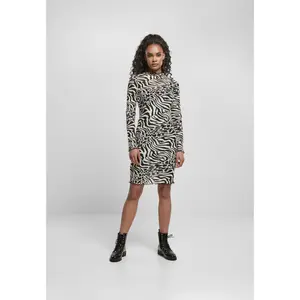 Robe femme Urban Classics aop double layer image-2