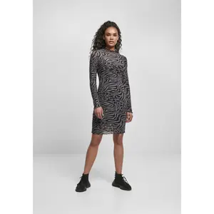 Robe femme Urban Classics aop double layer image-1