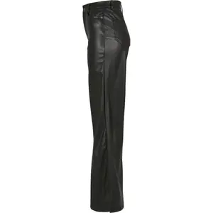 Women's trousers Urban Classics faux leather wide leg image-5
