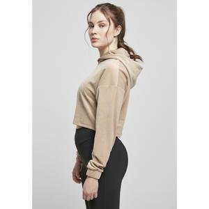 Damska bluza z kapturem Urban Classics cropped aksamitna oversized (GT) image-6
