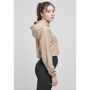 Damska bluza z kapturem Urban Classics cropped aksamitna oversized (GT) image-5