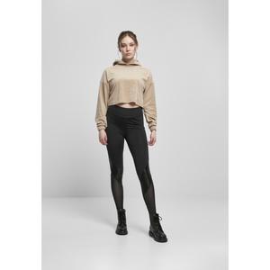 Damska bluza z kapturem Urban Classics cropped aksamitna oversized (GT) image-1