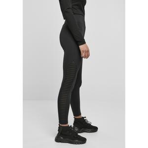 Damskie legginsy z wysoką talią Urban Classics biker tech mesh (GT) image-6