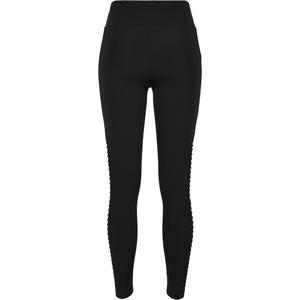 Damskie legginsy z wysoką talią Urban Classics biker tech mesh (GT) image-2