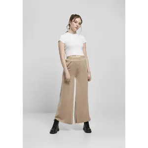Calças para mulheres Urban Classics high waist straight velvet image-1