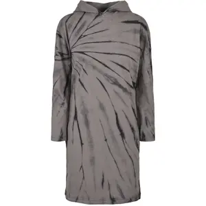 Oversized hoodie klänning dam Urban Classics tie-dye image-0