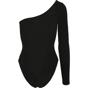 Women's bodysuit Urban Classics organic asymmetric one sleeve image-3