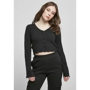 Women's cardigan Urban Classics cropped rib (GT) image-2