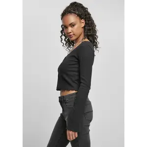 Women's cardigan Urban Classics cropped rib (GT) image-6