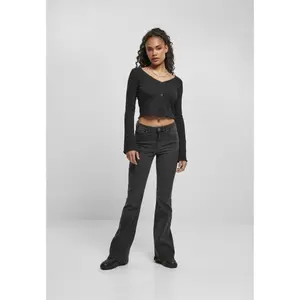 Women's cardigan Urban Classics cropped rib (GT) image-1